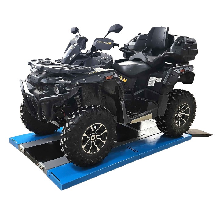 Plateforme d'extension et rampe pour élévateur de moto