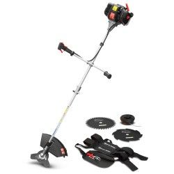 Debroussailleuse thermique 52cc - bobine + 3 lames - Elem Garden