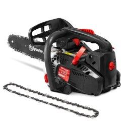Elagueuse thermique 25cc - guide 25cm - 2 temps - Livree avec 2 chae®nes - Elem Garden