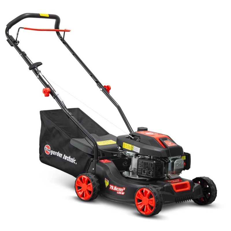 Tondeuse thermique poussee 79.8CC avec carter en plastique - Elem Garden Technic