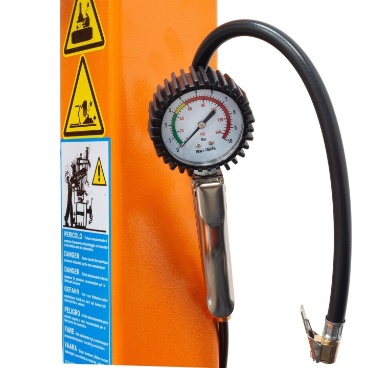 Démonte-pneus et équilibreuse de roues combinés, tout en un