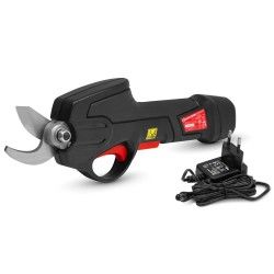 Secateur rechargeable 7.2V lithium livre avec batterie integree et chargeur - Elem Garden