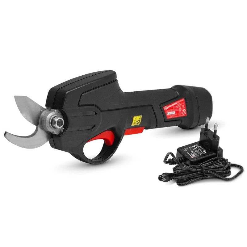 Secateur rechargeable 7.2V lithium livre avec batterie integree et chargeur - Elem Garden