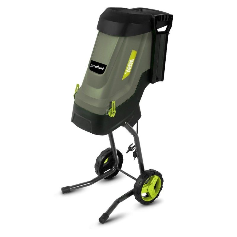 Broyeur de vegetaux electrique 2600W avec sac recuperateur de 45L