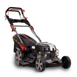 Tondeuse thermique tractee 161CC avec moteur Briggs and Stratton, mulching et ejection laterale - Gardeo Pro
