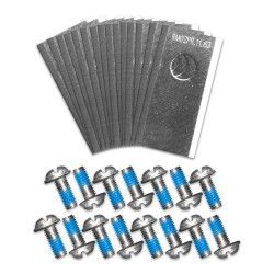 Jeu de 15 lames + vis pour robot tondeuse Lawnmaster