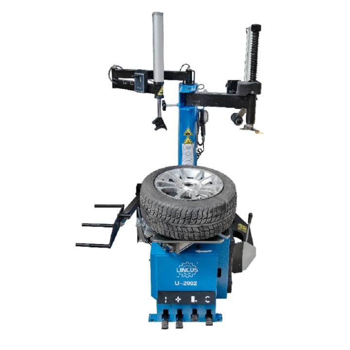 Démonte-pneus 26 pouces, avec élévateur de roue intégré et bras auxiliaires droit et gauche