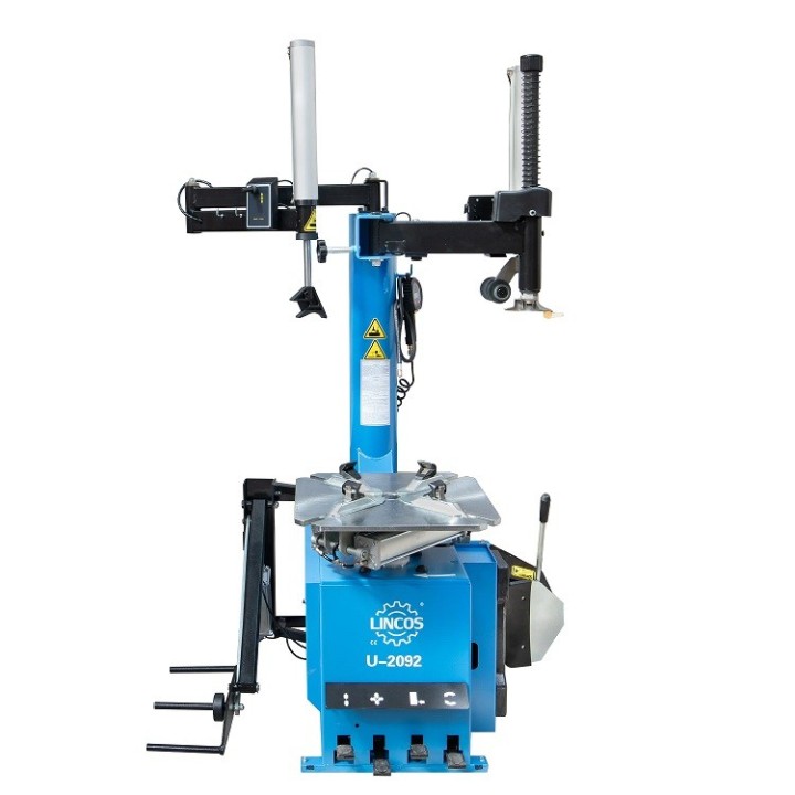 Démonte-pneus 26 pouces, avec élévateur de roue intégré et bras auxiliaires droit et gauche