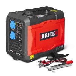 Groupe electrogene inverter silencieux max 2900W - 2 prises - Brick