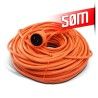 Allonge electrique 50m-3g*1.5mm2 Orange - I-Watts