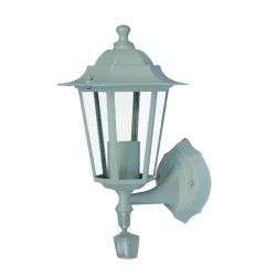 Applique montante E27 60W detecteur - Blanc