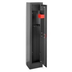 Armoire e  fusils 315X205X1380mm avec coffre interieur - 5 fusils - Workmen Security