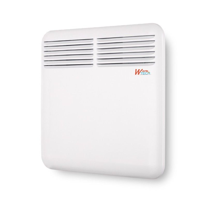 Chauffage electrique mural 1000W - 51.5x43x6.5cm - Warmtech