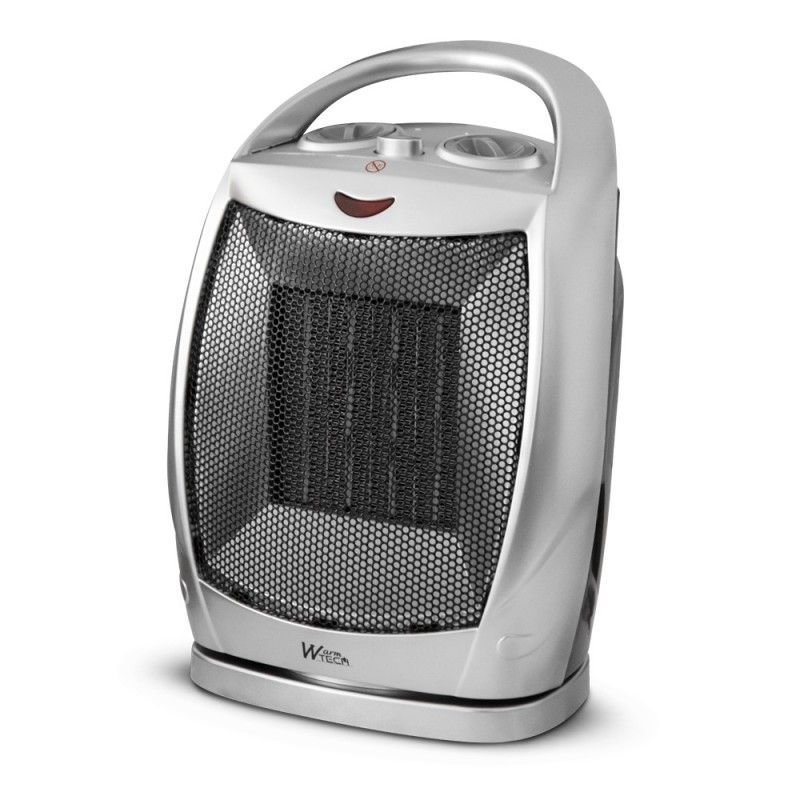 Radiateur ceramique oscillant 1500W avec thermostat - Warm Tech