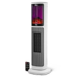 Radiateur soufflant ceramique 2000W avec effet flamme - Warm Tech