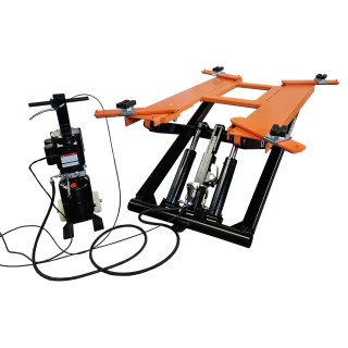 Cric hydraulique à ciseaux étroit, 3 tonnes