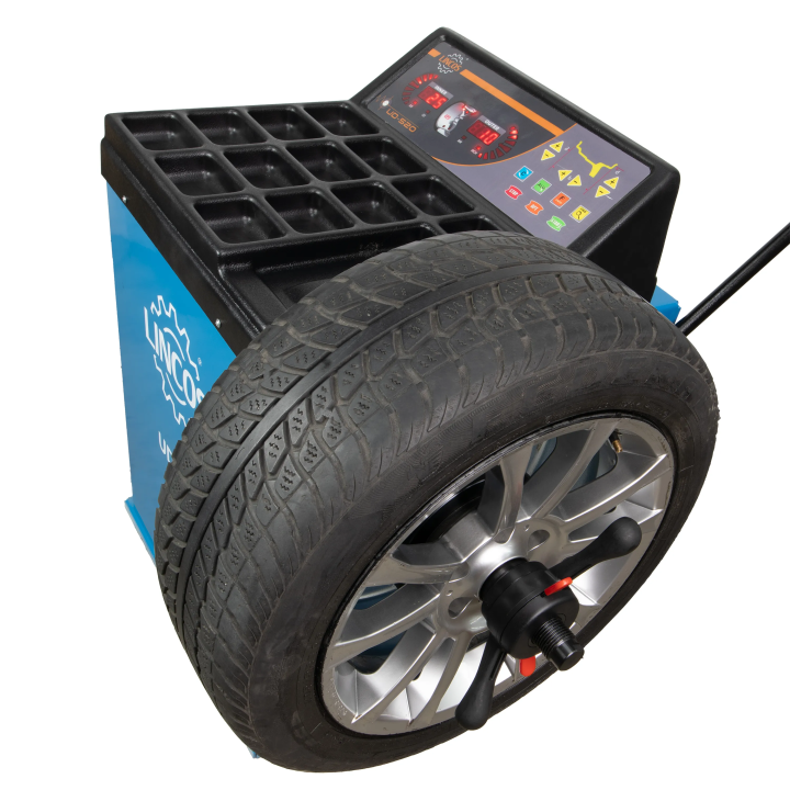 Équilibreuse de roues automatique avec affichage LED, 24 pouces