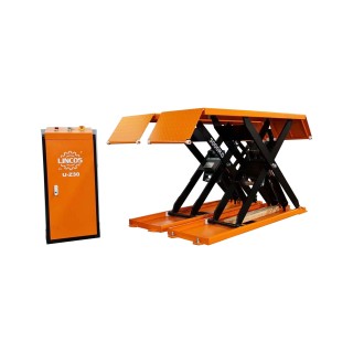 Table élévatrice à ciseaux compacte, capacité de levage de 3 tonnes, 230 V