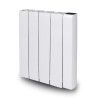 Radiateur e  inertie ceramique 1000W - Thermostat digital, timer 7 jours - Fixation murale - Warm Tech