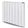 Radiateur inertie ceramique 2000 W horizontal blanc, timer 7 jours, 4 modes - Warm Tech