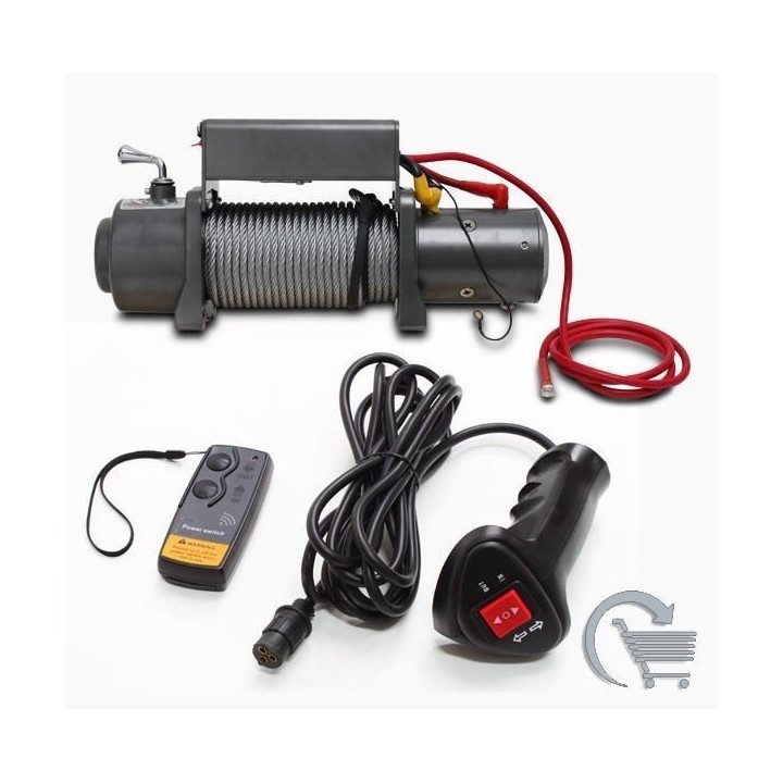 Treuil electrique 10000 LB 12 V avec telecomande