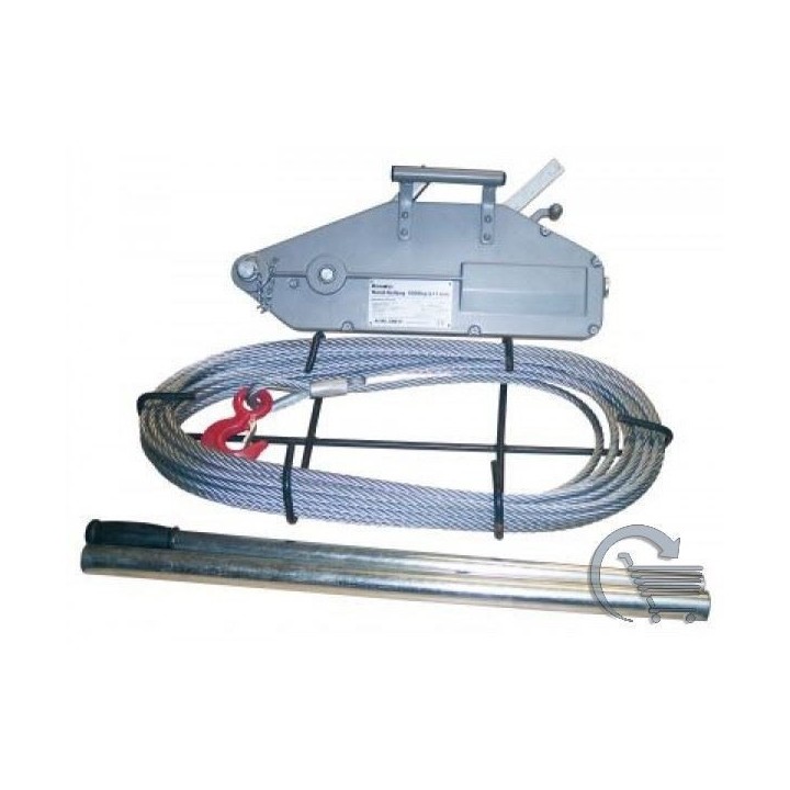 Treuil manuels à câble TIRFOR - Capacité de 1,6 tonnes 20 mL