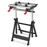 Etabli telescopique metallique 60 x 58 x 77cm - Charge max 100kg - Brick