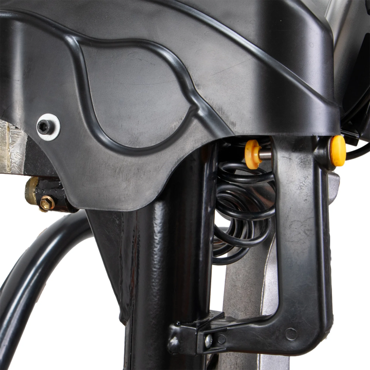 Machine de montage de pneus, jusqu'à 26 pouces, avec colonne de montage inclinable, bras auxiliaire, élévateur de roue, 230 V