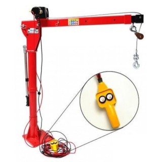 Grue, Hayon, avec treuil  300 kg 12 V flèche extensible