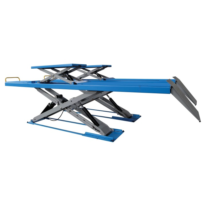 Table élévatrice à ciseaux avec transpalette intégré, 5 tonnes