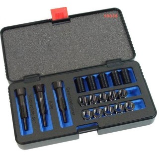 Kit de réparation filetage pour bougies M12x1.25, 18 pcs