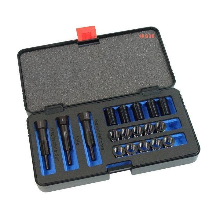Kit de réparation filetage pour bougies M12x1.25, 18 pcs