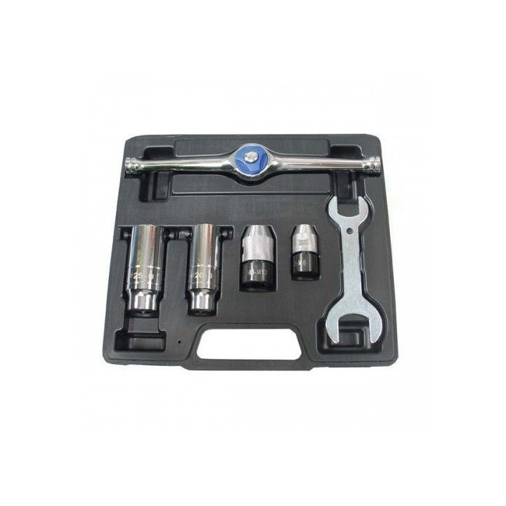 Coffret cliquet a tarauds Filieres 6 pieces