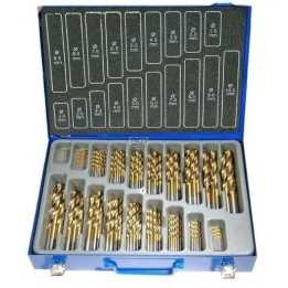 Coffret de 170 forets HSS TITANES avec boîte de transport métal﻿﻿﻿