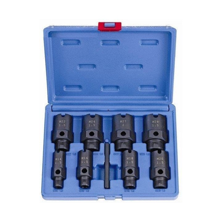 Coffret de réparation filetages, 9 pièces,  15048