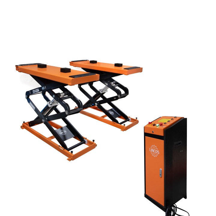 Nacelle élévatrice à ciseaux encastrée, 3,5 t, 230 V