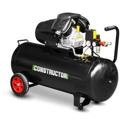Compresseur e  huile 100L bicylindre - 8 bars - 2.2Kw - Constructor
