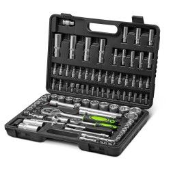 Coffre e  douilles et embouts 94 pcs Chrome Vanadium  - Constructor