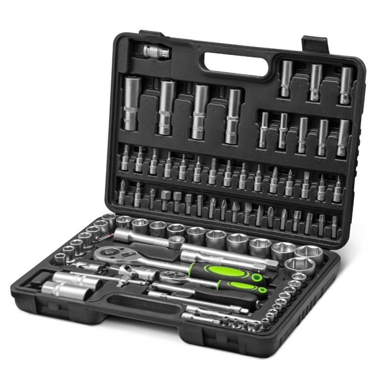Coffre e  douilles et embouts 94 pcs Chrome Vanadium  - Constructor