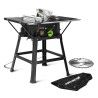 Table scie circulaire 2000W - 254mm - Livree avec 2 lames (24 et 40 dents) - Constructor
