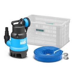 Kit pompe vide caves eaux chargees 400W + tuyau d evacuation 10M - Ekko Pumps