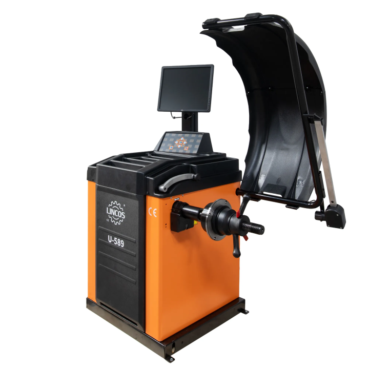 Équilibreuse de roues 10"-24", mesure automatique des données, écran LCD 17