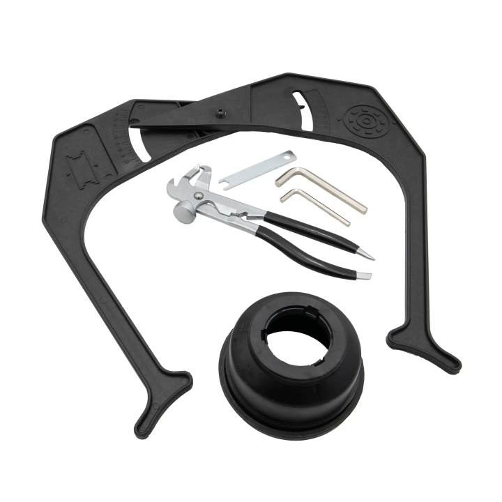 Équilibreuse de roues 10"-24", mesure automatique des données, écran LCD 17