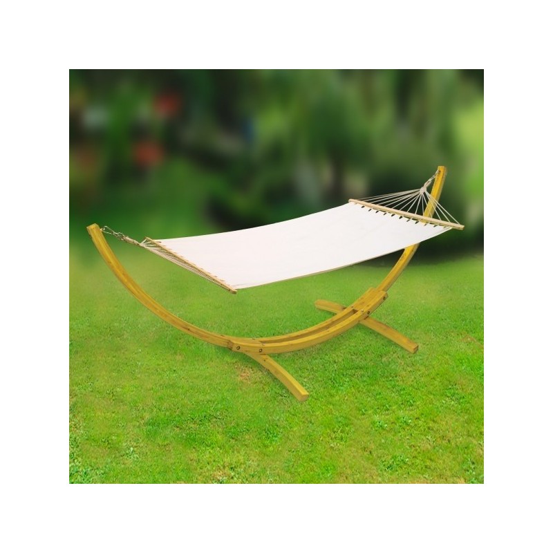 Hamac de jardin support Arc en Bois