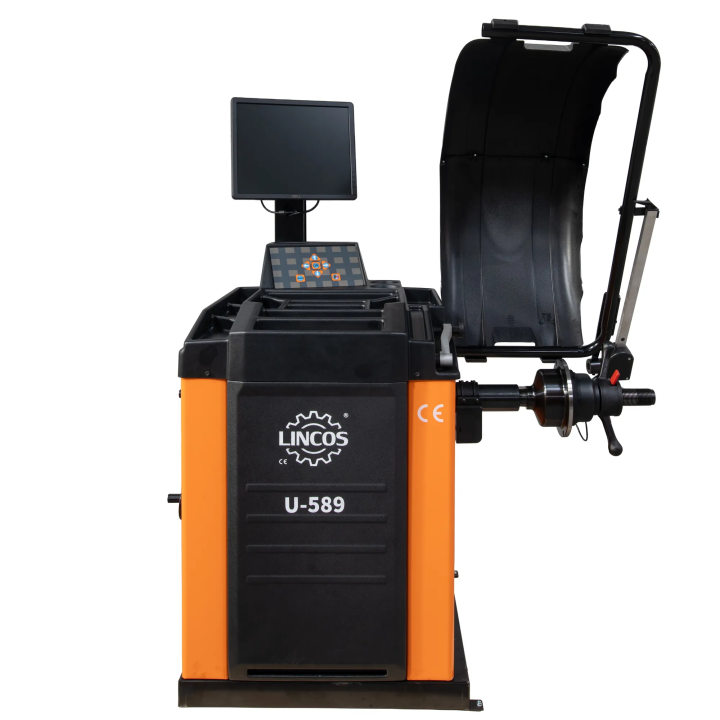 Équilibreuse de roues 10"-24", mesure automatique des données, écran LCD 17