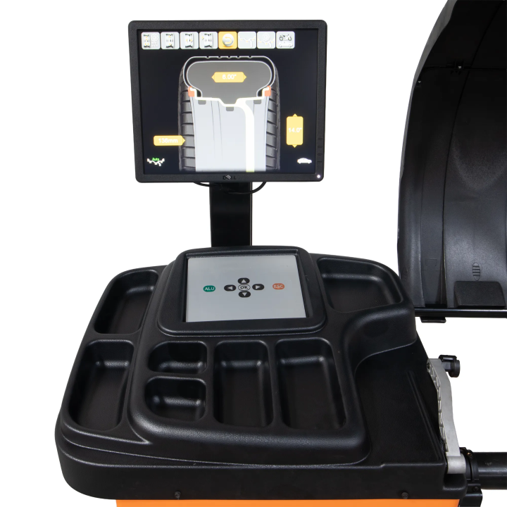 Équilibreuse de roues  mesure automatique des données, 10"-24", U-588