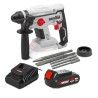 Marteau perforateur sans fil 20V avec moteur e  induction avec batterie 2Ah - X-Performer
