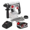 Marteau perforateur sans fil 20V avec moteur e  induction avec batterie 4Ah - X-Performer