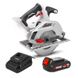 Scie circulaire sans fil 20V avec batterie 2Ah - X-Performer