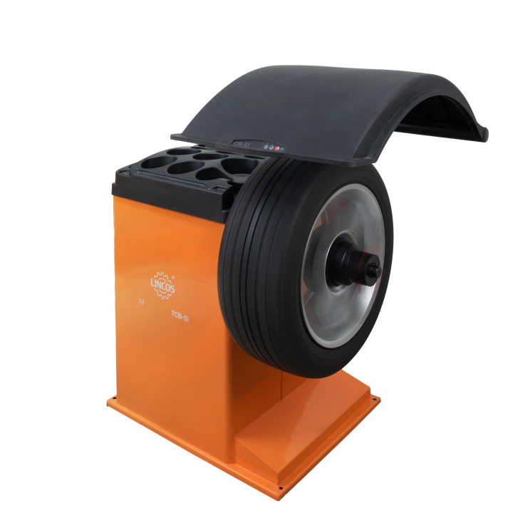 Équilibreuse de roues automatique, 5 programmes ALU, laser